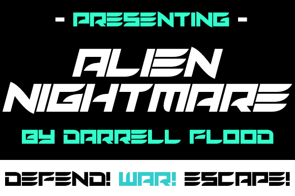 Alien Nightmare: A Modern Sci-Fi Font for Editorial Design