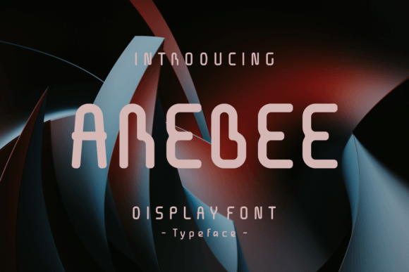 Arebee: A Modern Display Font for Creative Branding
