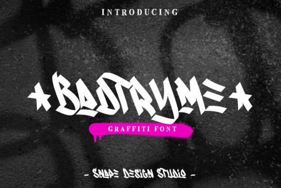 Badtryme: A Trendy Display Font for Urban Branding