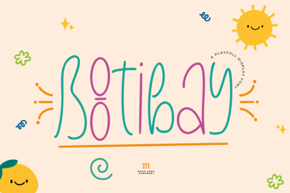 Bootibay: A Playful Display Font for Engaging Editorial Design