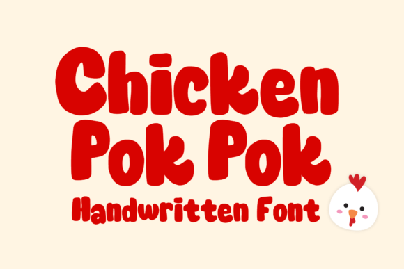 Chicken Pok Pok: A Versatile Display Font for Your Brand