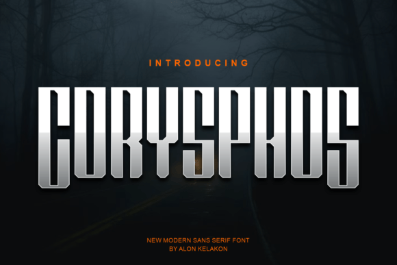 Discover the Charm of Corysphos: A Modern Display Typeface