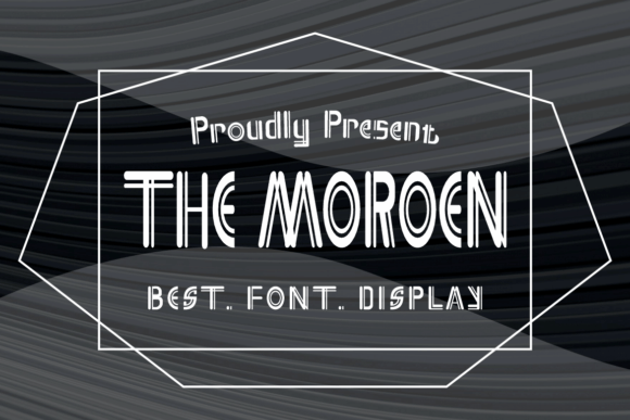 Discover The Moroen: A Bold and Authentic Display Font