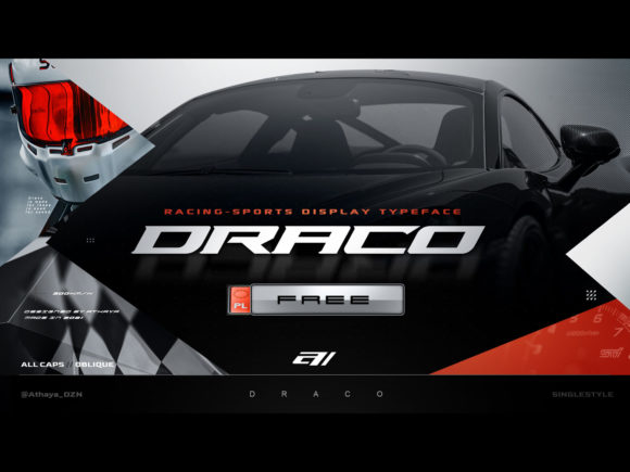 Draco: A Bold and Modern Display Font for Web Design