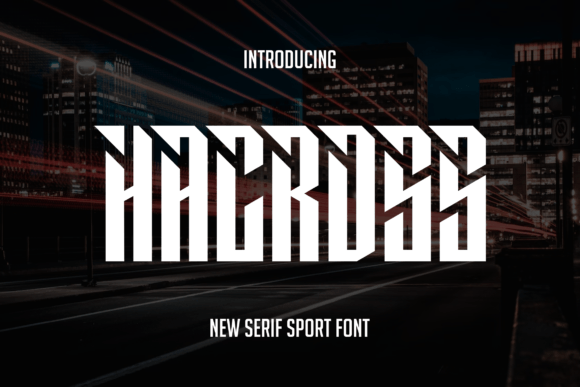 Enhance Your Brand with Hacross: A Bold Display Font