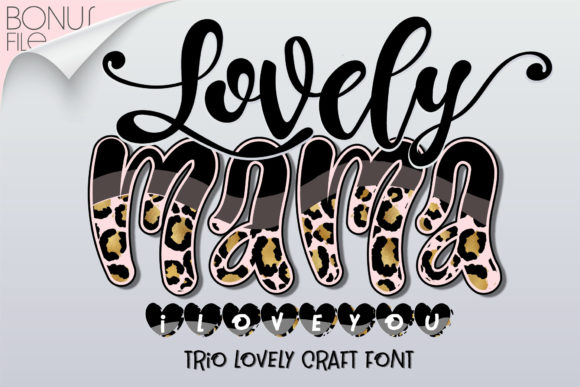 Enhance Your Brand with Lovely Mama I Love You Font