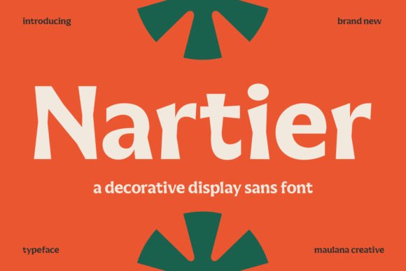 Enhance Your Brand with Nartier: A Modern Display Font