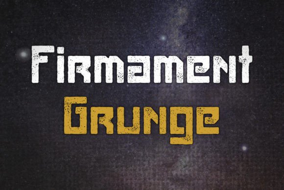 Firmament Grunge: A Bold and Rugged Display Font