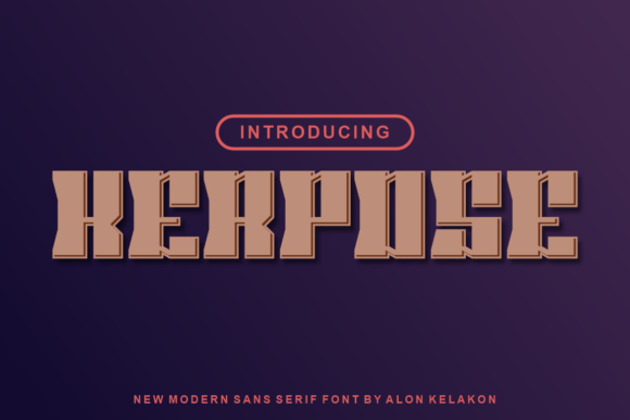 Kerpose: A Display Font Built for Bold Campaigns