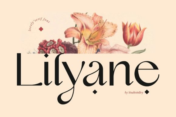 Lilyane: The Charming Display Font for Creative Makers