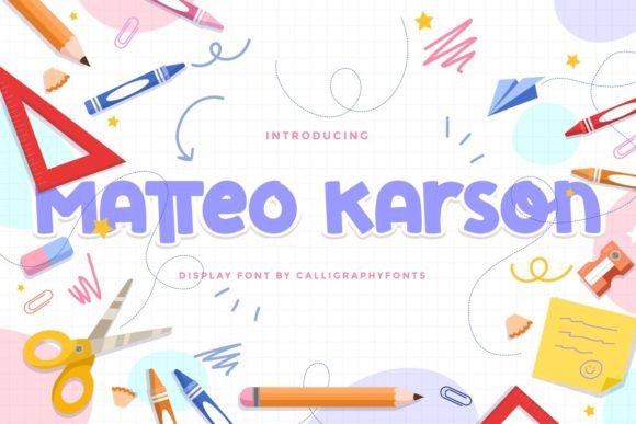 Matteo Karson: A Playful Display Font for Memorable Branding