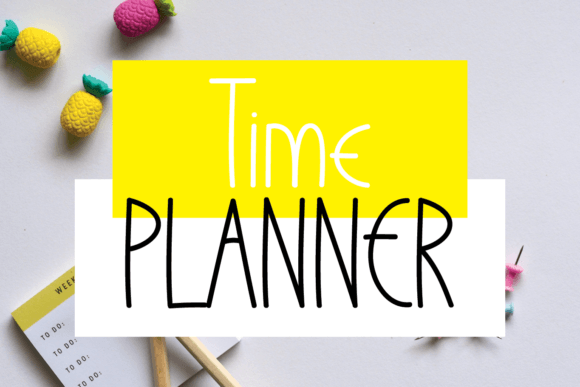 Time Planner Review: A Font with Intention