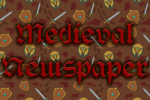 Transform Your Brand with Medieval Newspaper Font