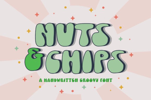 Transform Your Brand with Nuts and Chips: A Groovy Display Font