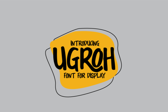 Ugroh: A Handwritten Display Font for Creative Web Design