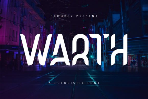 Warth: A Futuristic Display Font for Modern Editorial Design